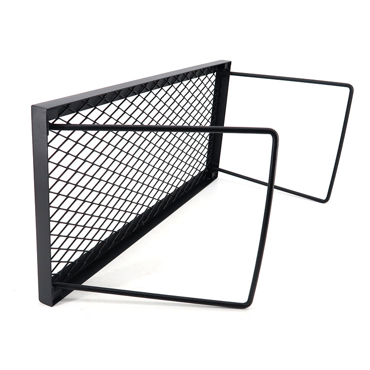 Outdoor Accessory Steel Camping Foldable Picnic Table Mesh Easy Folding Small Grate Table Portable Picnic Cooking Table