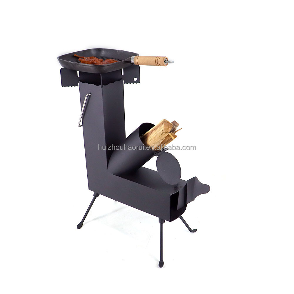 Outdoor Camping Hiking Energy Saving Wood Burning Stove Portable Backpacking Rocket Cooking Stove