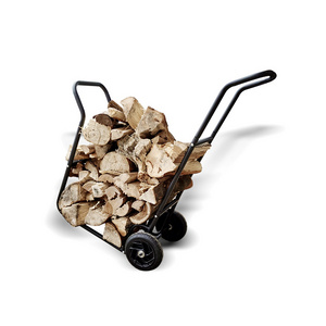 Outdoor indoor Wheels Heavy Duty Easy Handling Indoor Stove Wood Firewood Trolley Log Cart