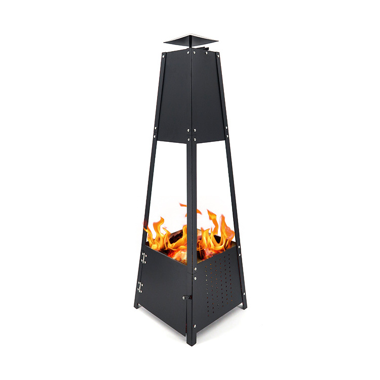 Wholesale Custom High Quality Outdoor Tall Firepit Patio Heater Garden Fireplace Patio Fire Pit