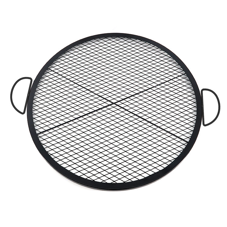 Outdoor Heavy Duty Fire Pit Round Grill BBQ Cooking Grate