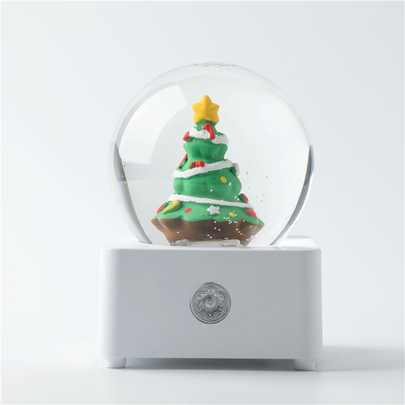 Custom Snowman Snow Globe Resin Water Lanterns Snow Globe Lantern Christmas Water Globe