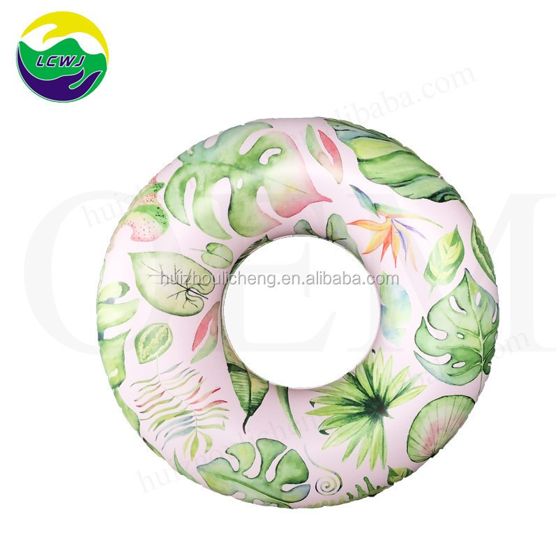 Ins flamingo Swim Tube donut Inflatable Swim Ring Pool Float