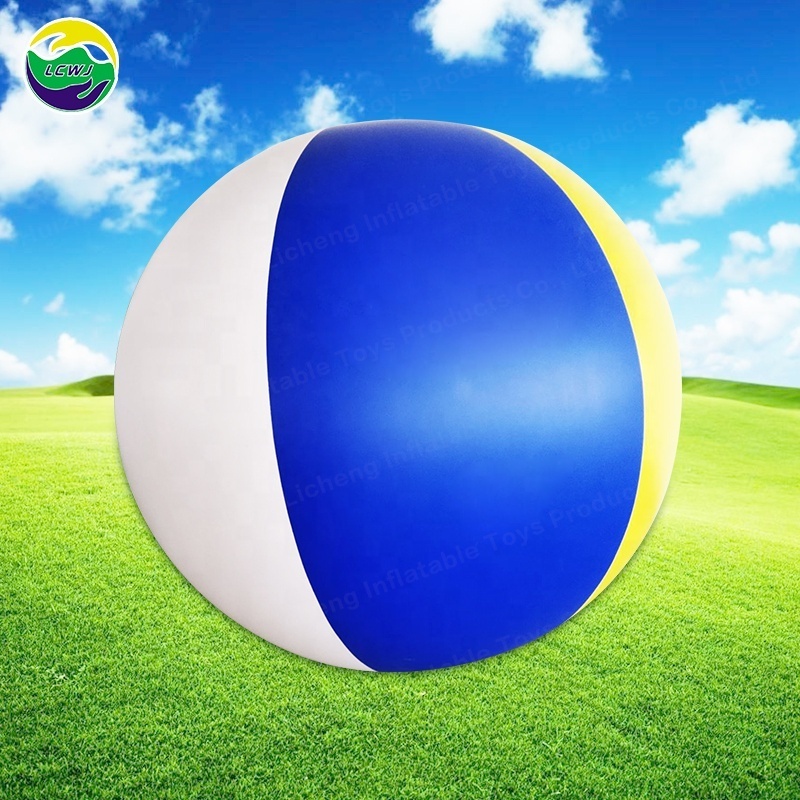 LC Wholesale Custom Printed Jumbo PVC Rubber Beach Ball/Promotional Inflatable Large Giant Plastic Beach Ball