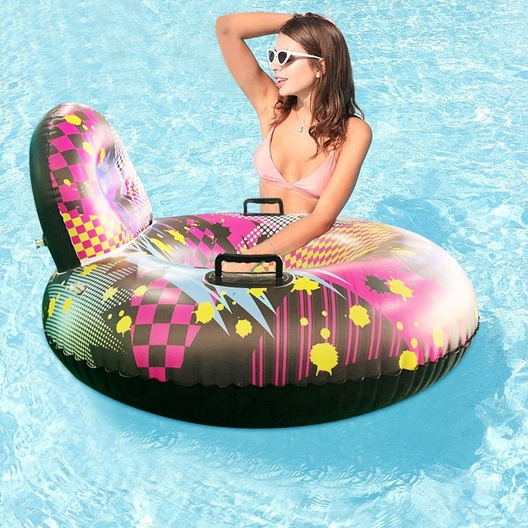 LC Inflatable Pool Lounge Pool Lounger Float Inflatable Beach Lounger