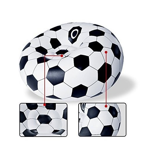 LC OEM Island Novelty Inflatable Sofa Chair Soccer Ball couch