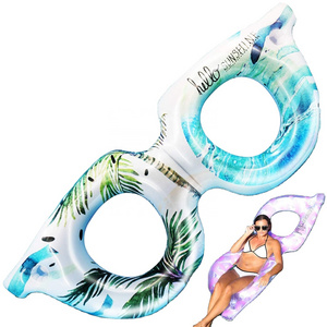 LC  Inflatable Pool Float for Adults Teen Sunglass Lounge Chair Funny Floats Pool Toys for Pool Summer Beach Lake Water Fun