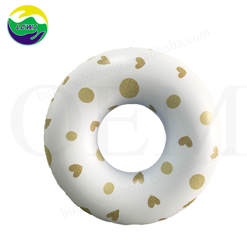 Ins flamingo Swim Tube donut Inflatable Swim Ring Pool Float