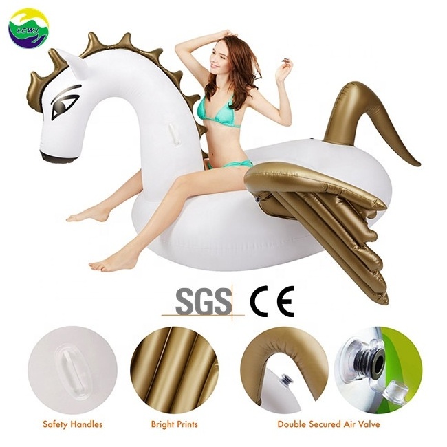 Manufacturer China Wholesale Inflatable Pegasus Pool Float Adult Toys