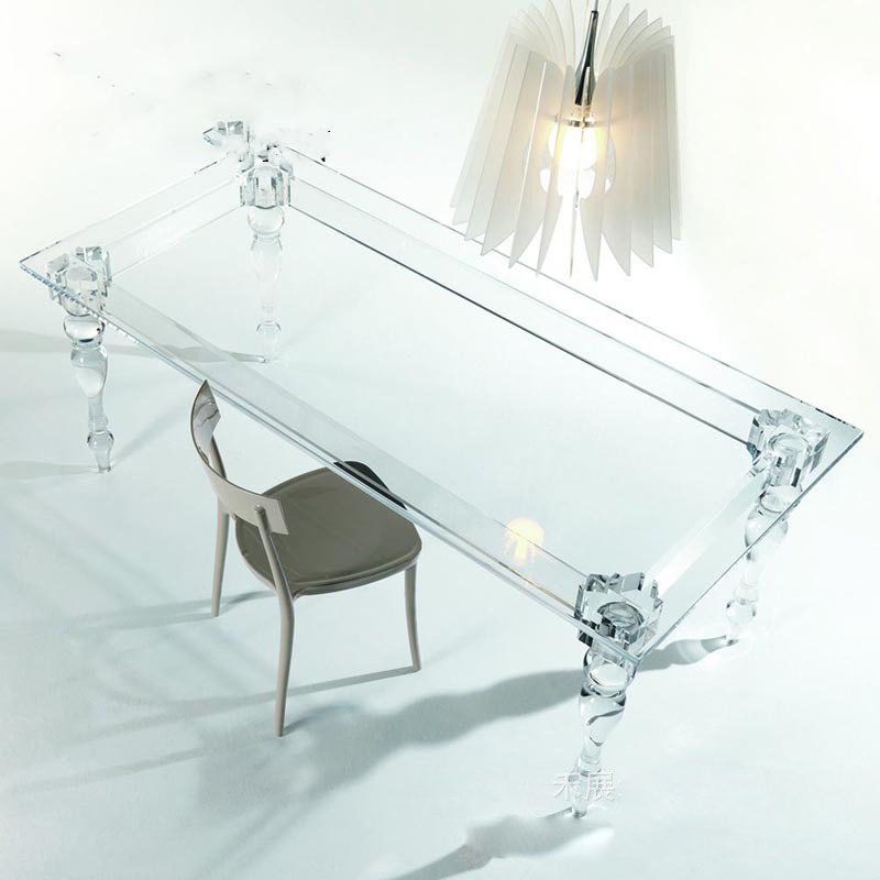 Clear Acrylic Dining Table Acrylic Wedding Desks Glasstop Table Crystal Hotel Acrylic Wedding Table