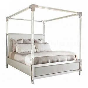 Metal Single  Other Beds Acrylic  Covers Canopy Bed Frame King Size Bed Frame Luxury