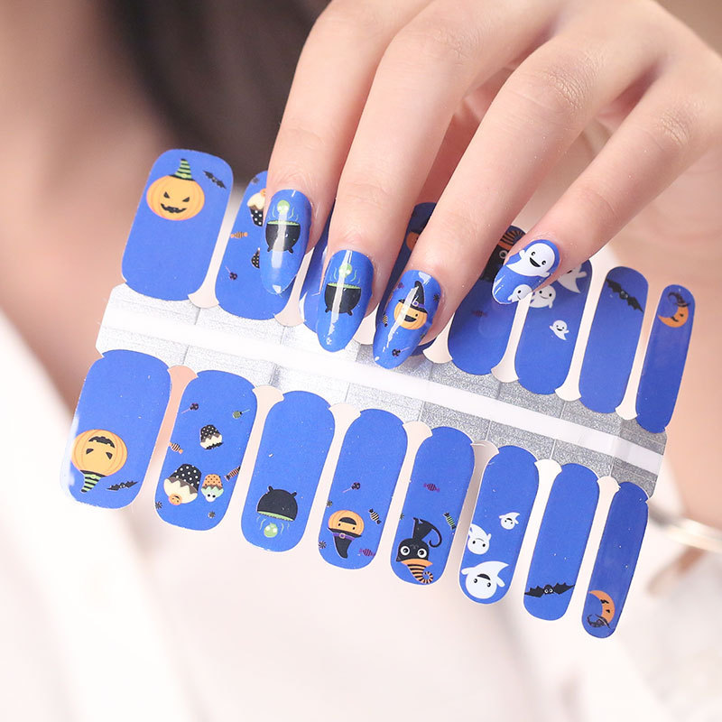 2024 nail art nail sticker cartoon adhesive nail sticker stencils