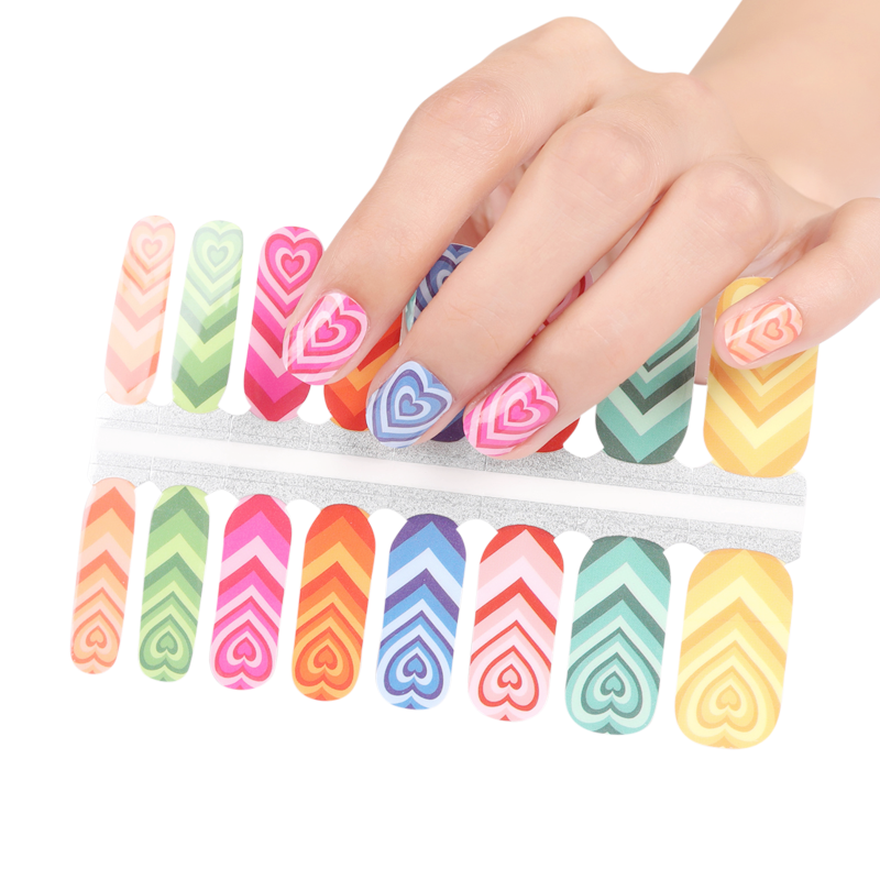 Eco-friendly Fashionable Nail Polish Stickers, DIY Wholesale Custom Nail Wraps, 3d Nail Art Sticker