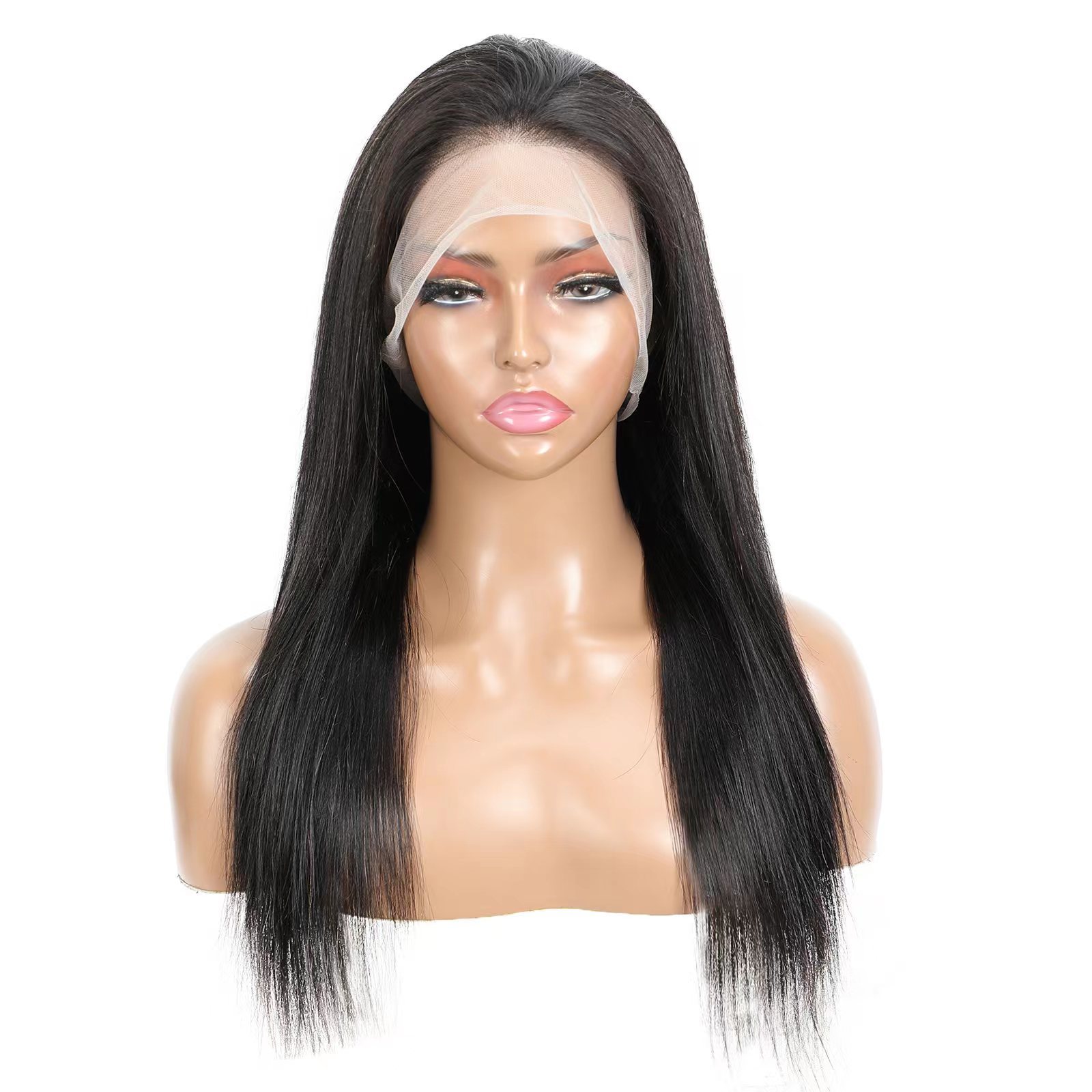 Slavic Hair full lace braided wigs lace front Stock wigs luxury natural black front human hair wigs