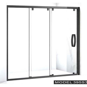 Australian Approval Sanitary Ware Tempered Glass Rectangle Frameless Shower Enclosure 395s32