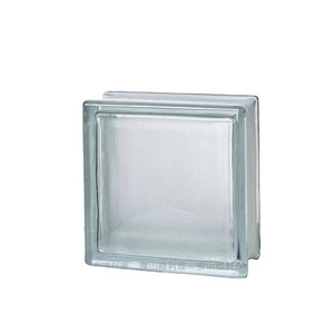 190x190x80mm White color glass block high quality glass brick used for decoration or partition wall