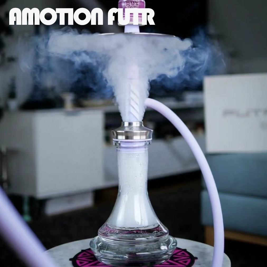 Top Sale Unique Design High Quality Aluminum Amotion Futr  Shisha set Narguile Hookah Amotion portable hookah