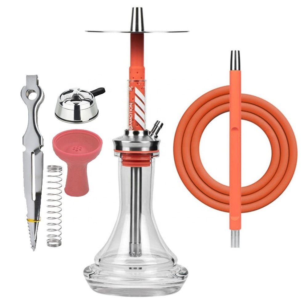 Top Sale Unique Design High Quality Aluminum Amotion Futr  Shisha set Narguile Hookah Amotion portable hookah