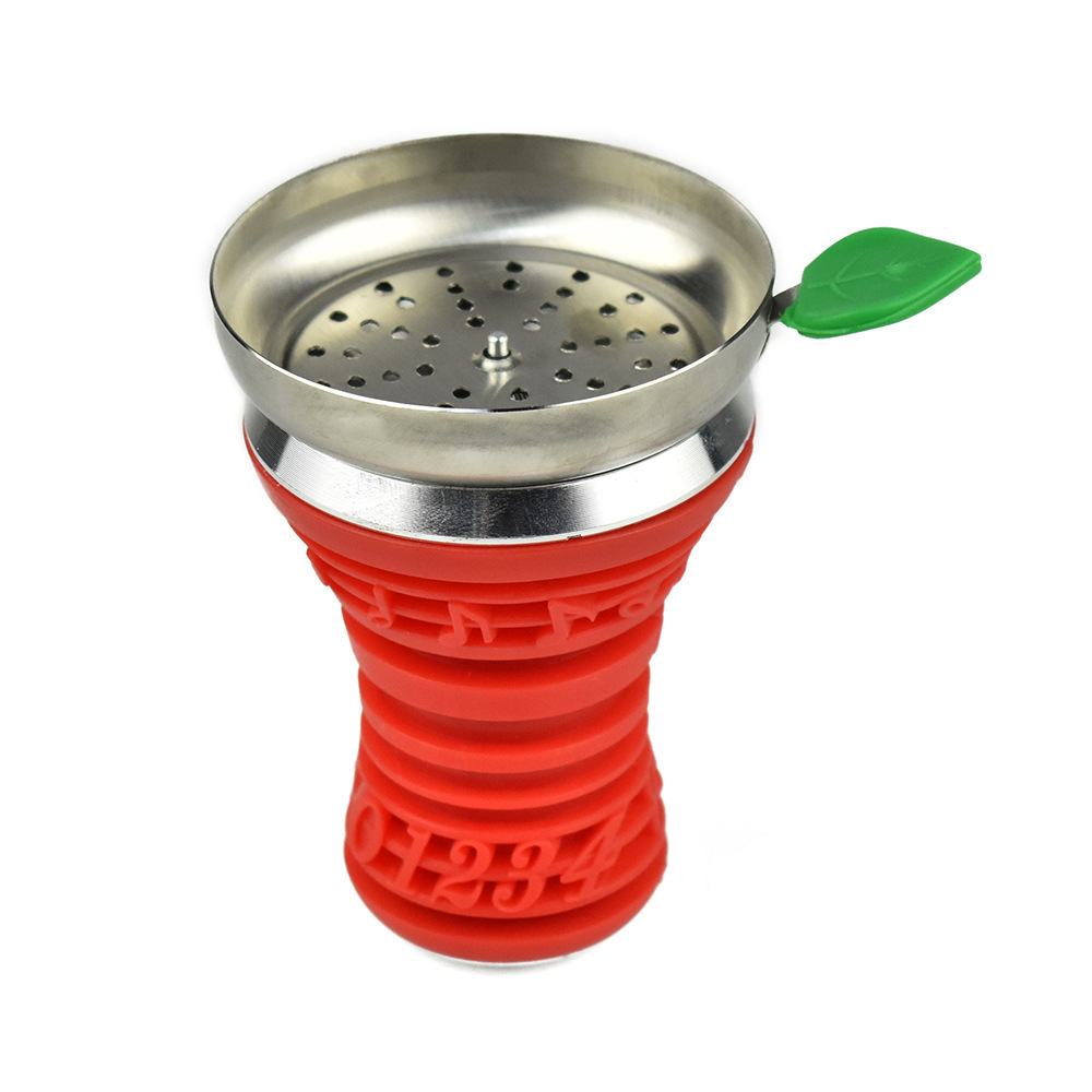 Silicone Cigarette Production Custom Shisha Accessory Hookah charcoal holder with bowl