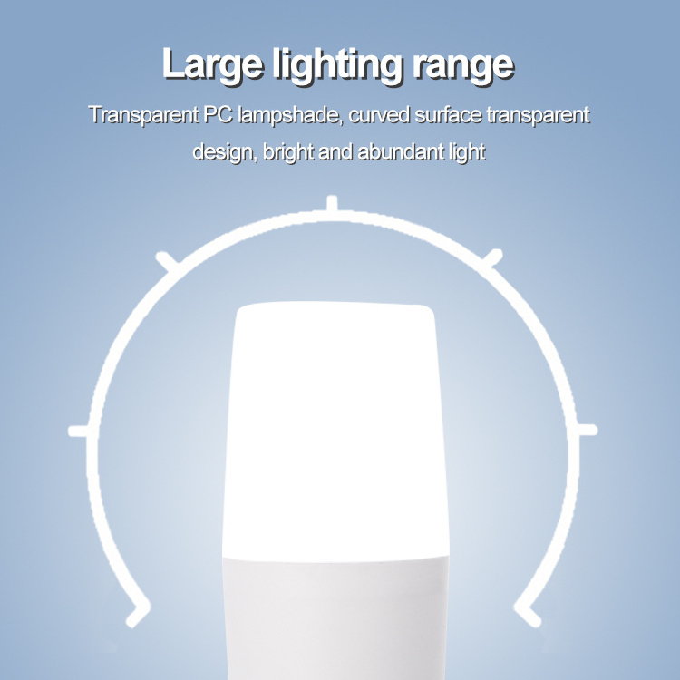 5w 7w 9w 12w LED Bulb Ultra Bright Column Lamp Home Aluminum-Clad Bulb E27 Screw White Light Bulb Energy Saving