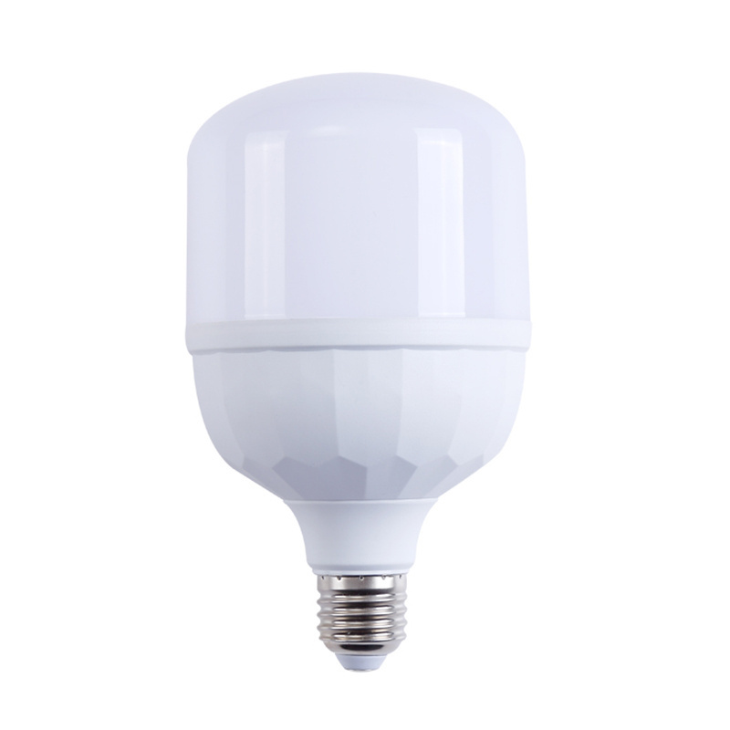 High Quality Indoor Decoration Light e27 b22 Plastic  5w 10w 15w 20w 30w 40w 60w 80w Driver T Shape Bulbs Home T ype Led Bulb