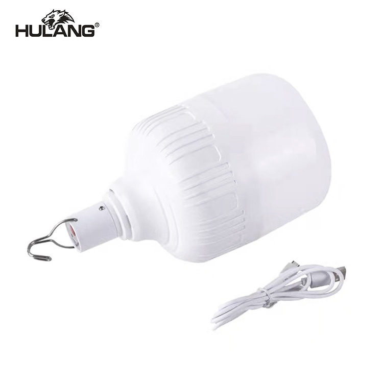 Smart Energy Saving Lamp for Home Camping Tent 5w 7w 9w 12w Rechargeable Emergency Led Bulb with Hook A19 E27 A60 New Lights 0.5