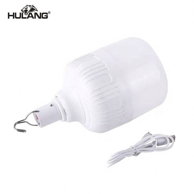 Best quality hanging solar power charging lamp night market led light bulb