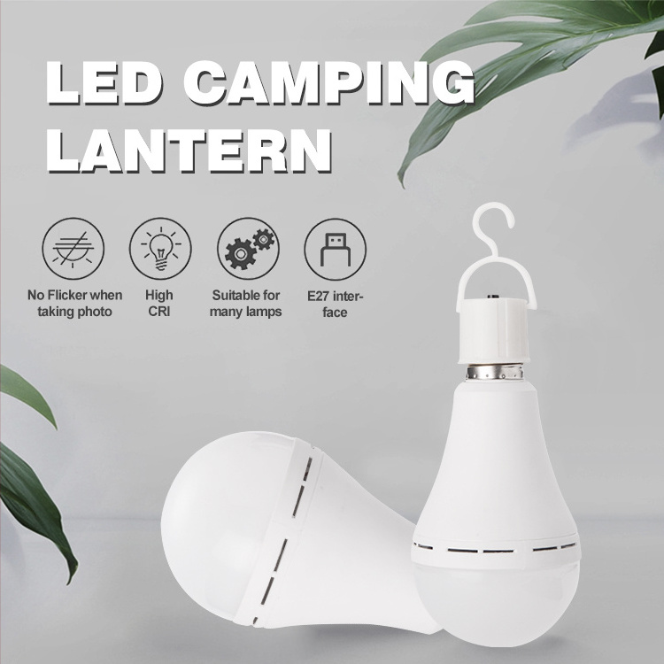 Portable LED Emergency Bulb 100W 150W 200W DC5V LED Light lamp Charging hanging rechargeable Light for night Outdoor Lighting