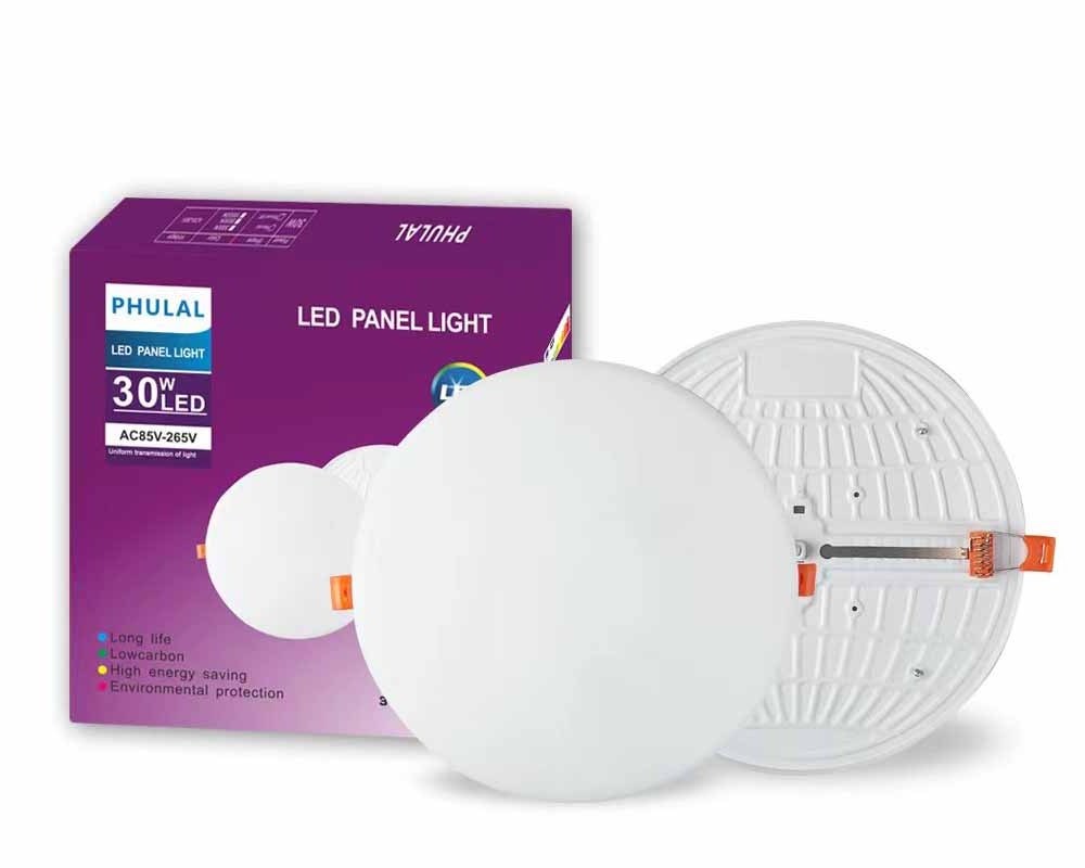 PHULAL Most Popular led panel light 12w 18W led slim panel light flush mount 12 inch plastic housing led round panel light