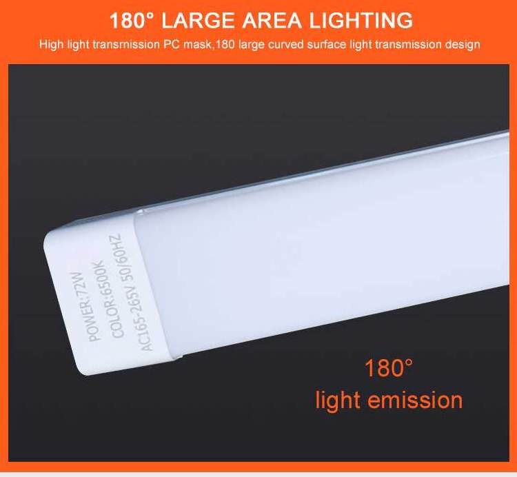 Led Linear Batten Light  Fixture Ceiling Linkable Waterproof Led Tube Light 2Ft 20W Commerical Suspend Led Batten Light