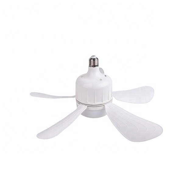 Modern LED Ceiling Fan E27 23W  Holder Living Room Bedroom Decorative Ceiling Fan with LED Light Remote Control