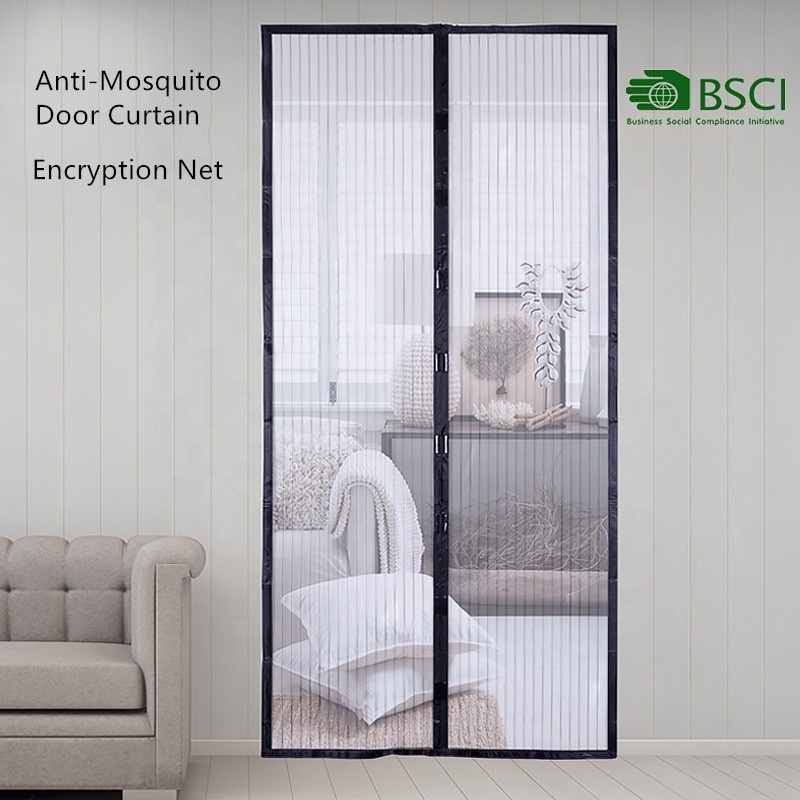 Encryption Mosquito Net Curtain On the Door Hands-free Magnetic Summer Anti-Mosquito Curtains Magnetic Screen Door Curtain