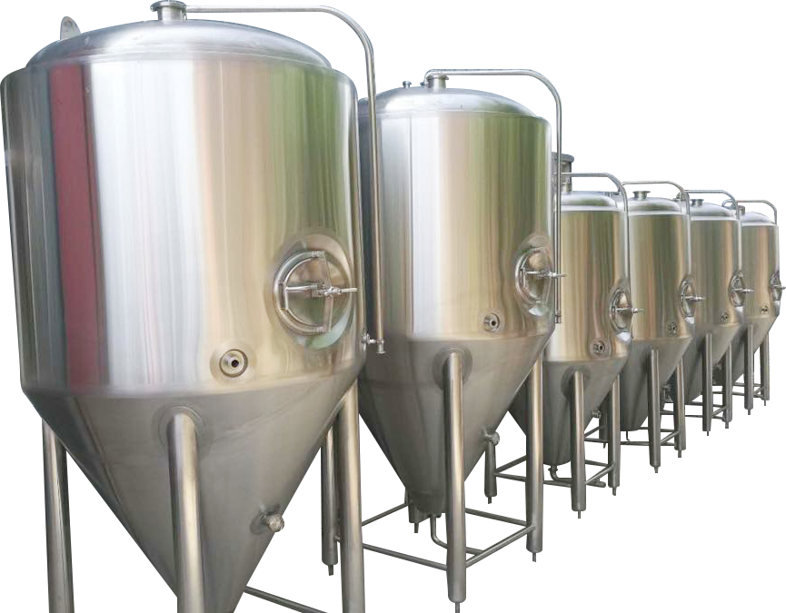 Cold liquor tank conical fermentation tank for beer brewing system