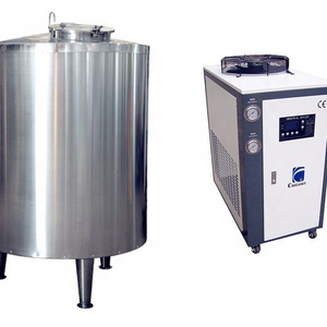 Glycol water tank for cooling conical fermenter brew system