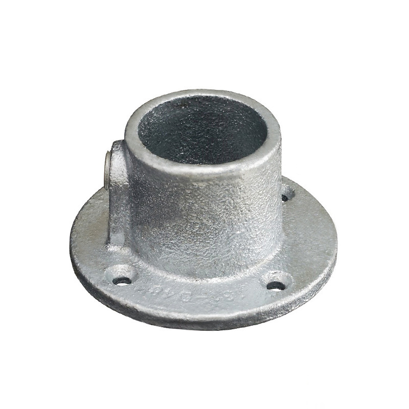 Malleable Iron Ductile Iron Pipe Clamp Fitting Railing Tube Base Flange