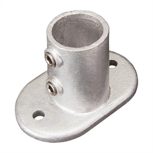 Malleable Iron Ductile Iron Pipe Clamp Fitting Railing Tube Base Flange