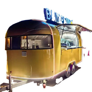 Airstream Concession Catering Mobile BBQ Food Trailer Fast Food Ice Cream Truck Fully Equippedd