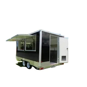 Commercial Mobile Fast Food Trailer Churros Food Cart Snack Food Truck Hot Dog Snack Kiosk Fully Equipped  Cart