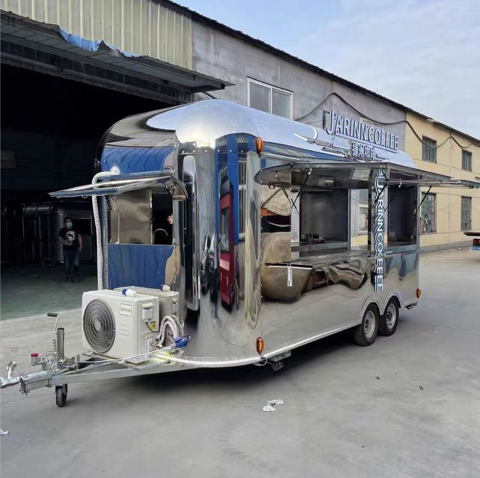 HB Ice Cream Food Truck Crepe Food Truck Bike Coffee Carts Mobile Coffee Cart For Sale