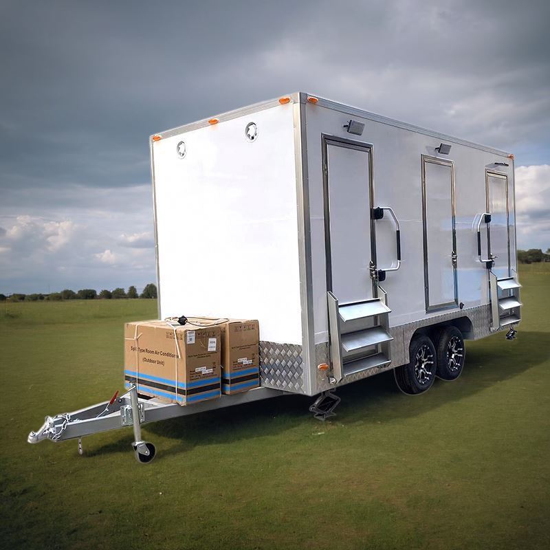 houses Washroom toilet-trailer Factory Truck Price Portable Events camping camping bathroom mobile Toilet Trailer for sale