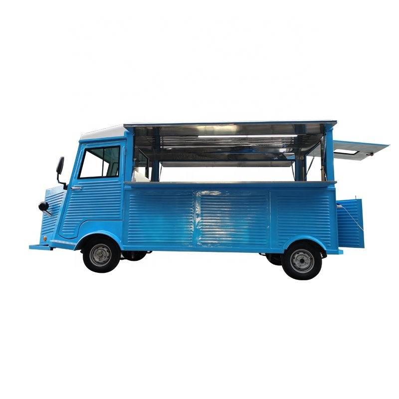 2023 Ice Cream Coffee Van Beer Bar Hot Dog Food Cart Taco Truck Mobile Kitchen Vintage Mobile Taco Food Truck For Sale