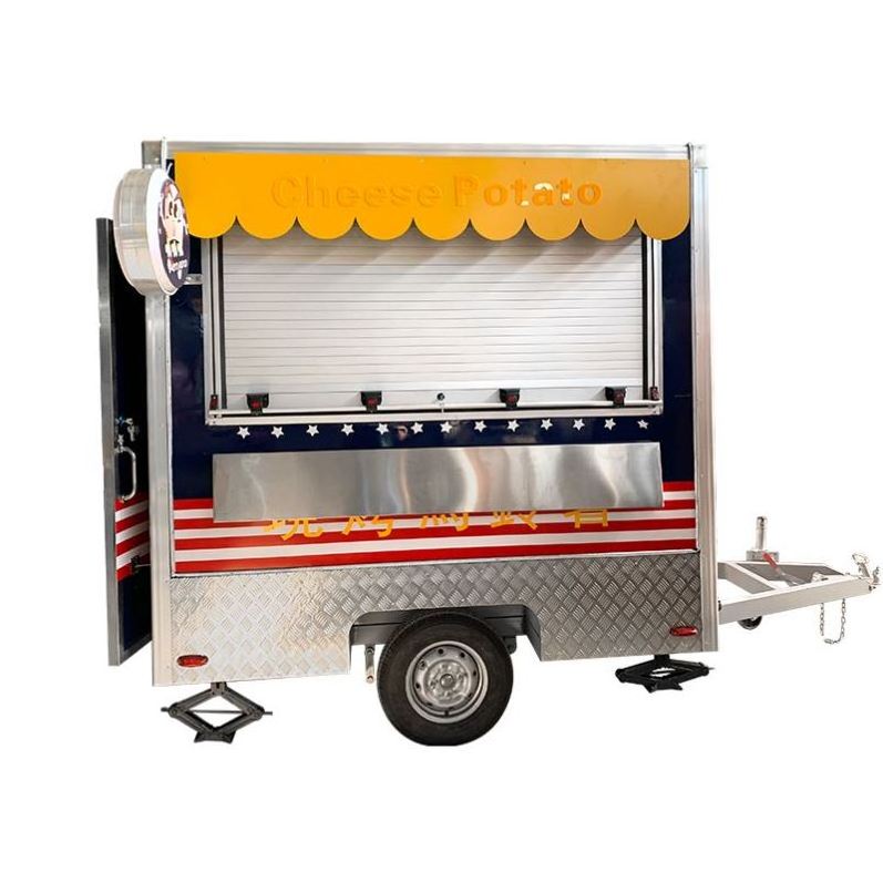 China Big Sale BBQ Food Trailer Mobile Food Truck For Sale