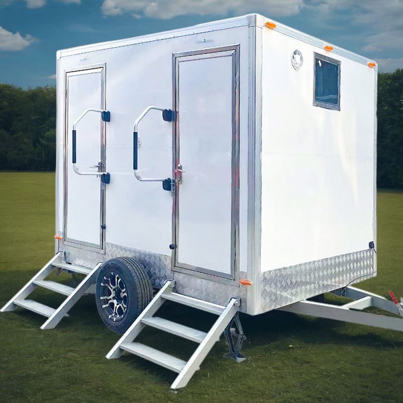 suitable Venues Flush prefabricated event Wheel quality caravan Toilets Events Portable Restroom Shower Toilet Trailer for Sale