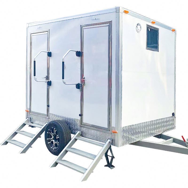 Sale  Container Prefab Double Toilets Flush Mobiles Caravan Camp Bathroom Cheap Portable Toilet And  Container