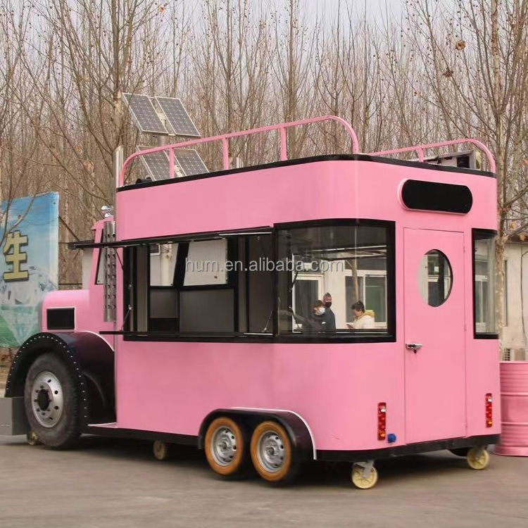 Food Truck street vending carts mobile catering trailers burger van coffee mobile Bar food truck