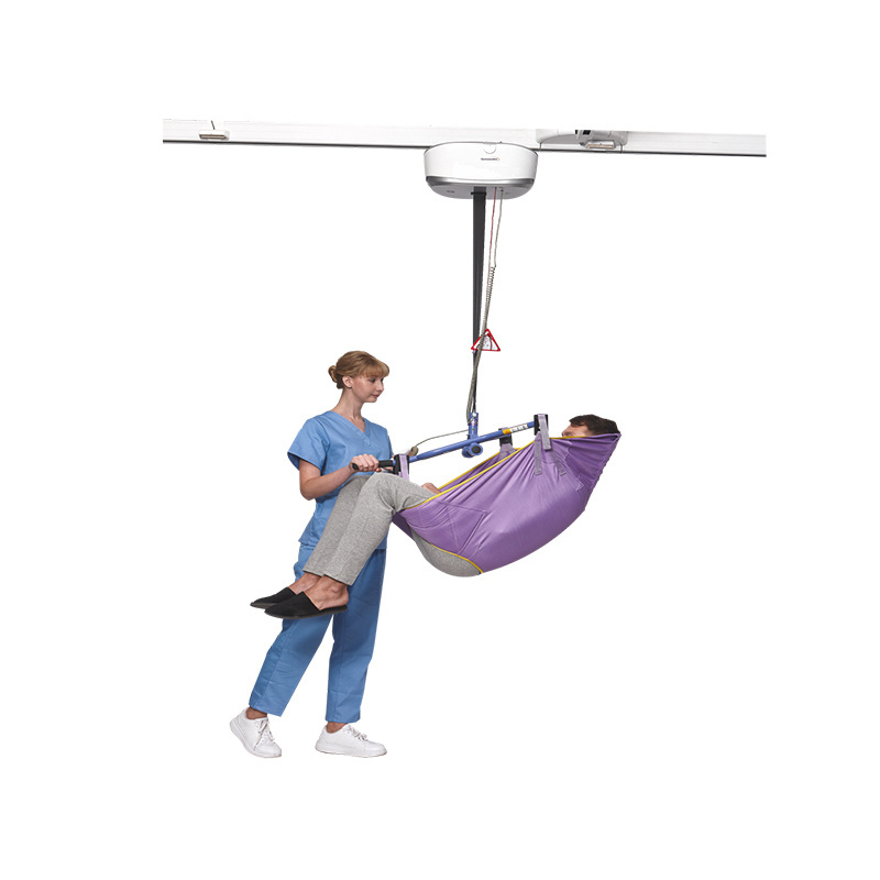 Hospital-Grade Ceiling Lift Electric Patient Transfer Lift Walking Training For Bedridden Patient