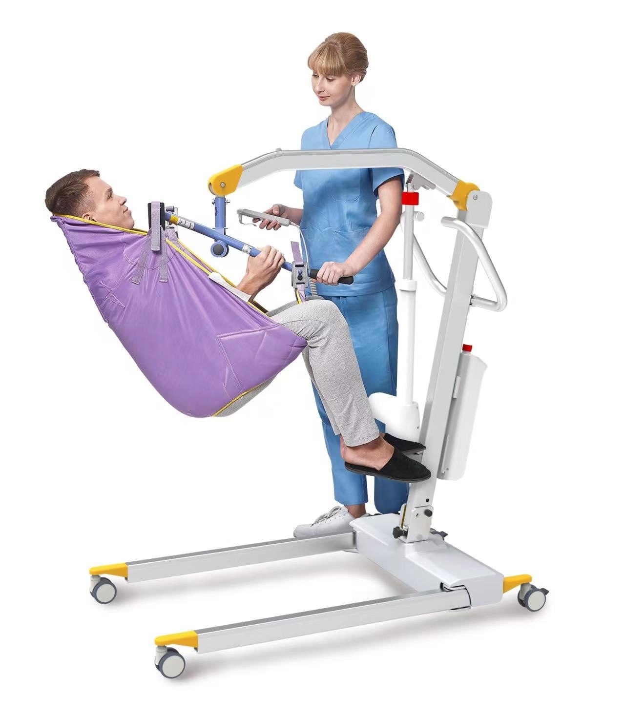 Medical rehabilitation equipment electric patient transfer lift for disable transfer hoist from wheelchair to bed