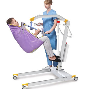 Medical rehabilitation equipment electric patient transfer lift for disable transfer hoist from wheelchair to bed