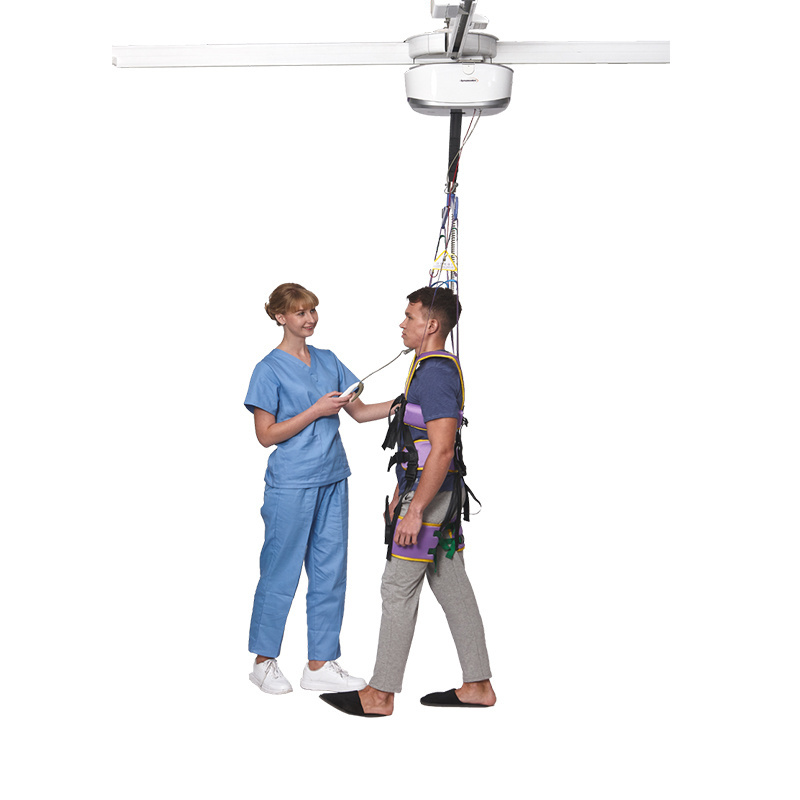 Hospital-Grade Ceiling Lift Electric Patient Transfer Lift Walking Training For Bedridden Patient