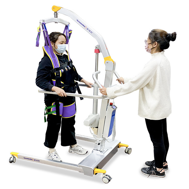 Medical rehabilitation equipment electric patient transfer lift for disable transfer hoist from wheelchair to bed